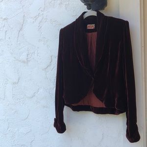 Victorian velvet jacket